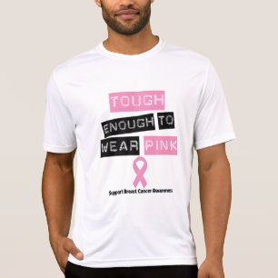 T-shirt Assez dur pour porter le cancer du sein rose