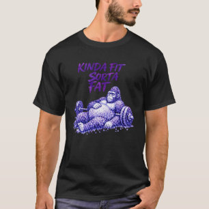 T-shirt Assez en forme un peu gros gorille drôle gym muscu