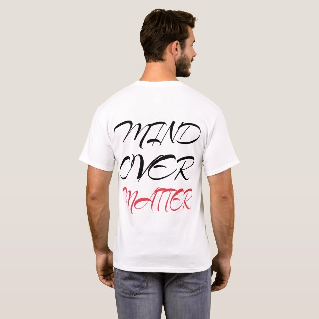 T-shirt Assez Fort Pour Défier - Appel Calligraphique Moti (Dos entier)