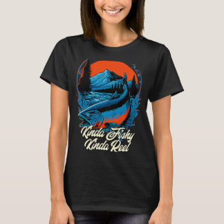 T-shirt Assez louche assez moulinet passe-temps pêche lois