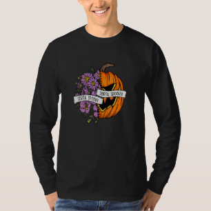 T-shirt Assez Suave Assez Squelettes Fleur Pomme de Saison