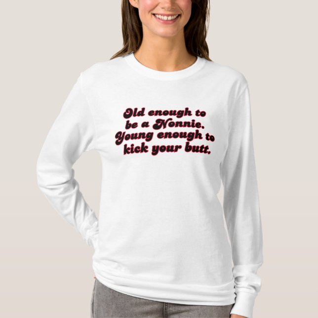 T-shirt Assez vieux Nonnie (Devant)