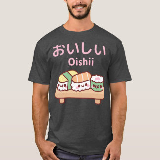 T-shirt Assiette Cute De Sushi Japonais Oishii