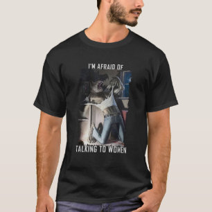 T-shirt Assis Loup Littéralement Moi Werewolf déchirant Mè