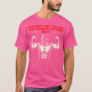 T-shirt Assise Sur L'Entraînement De L'Informatique