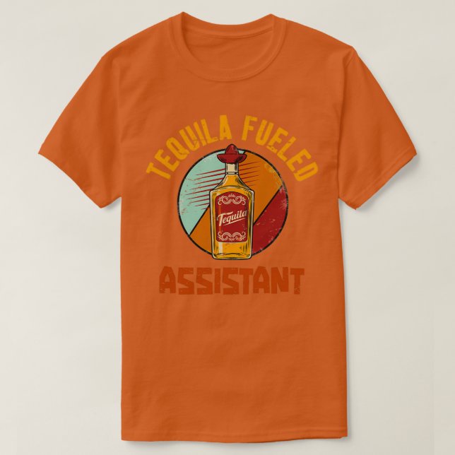T-shirt Assistant à carburant Tequila (Design devant)