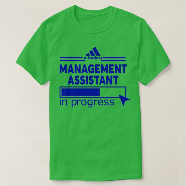 T-SHIRT ASSISTANT À LA GESTION (Design devant)