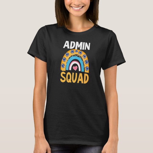 T-shirt Assistant Admin Squad (Devant)