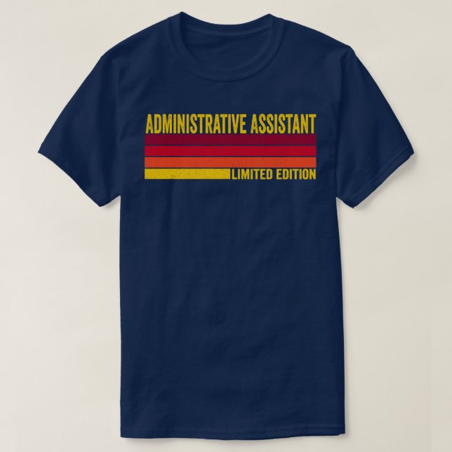 T-shirt Assistant administratif (Design devant)