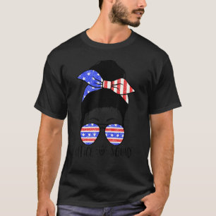 T-shirt Assistant administratif de l'escadron 7 Messy Bun