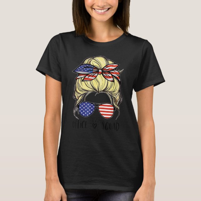T-shirt Assistant administratif de l'escadron de bureau Me (Devant)