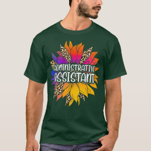 T-shirt Assistant administratif Sunflower
