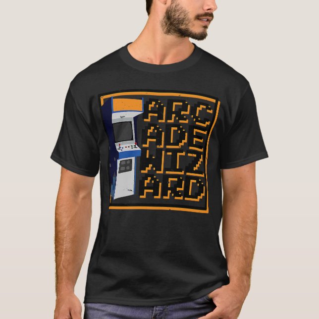 T-shirt Assistant Arcade rétro vintage (Devant)