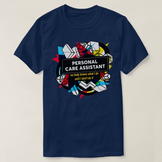T-SHIRT ASSISTANT AUX SOINS PERSONNELS (Design devant)