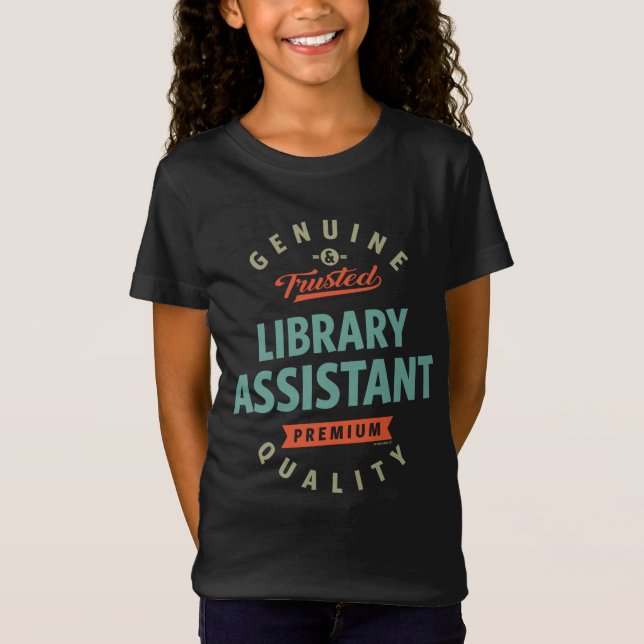 T-Shirt Assistant Bibliothèque (Devant)