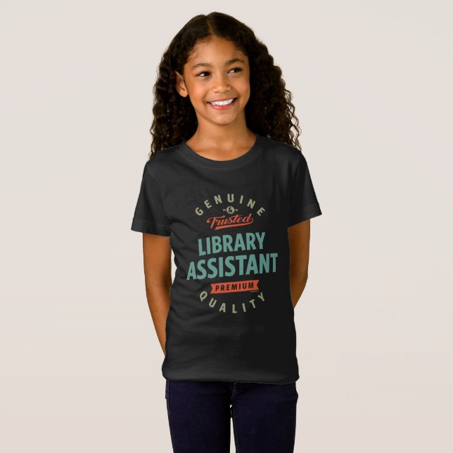 T-Shirt Assistant Bibliothèque (Devant entier)