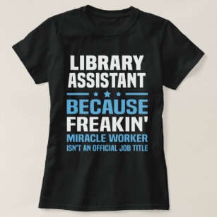 T-shirt Assistant Bibliothèque