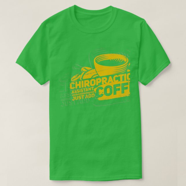 T-shirt Assistant chiropratique (Design devant)