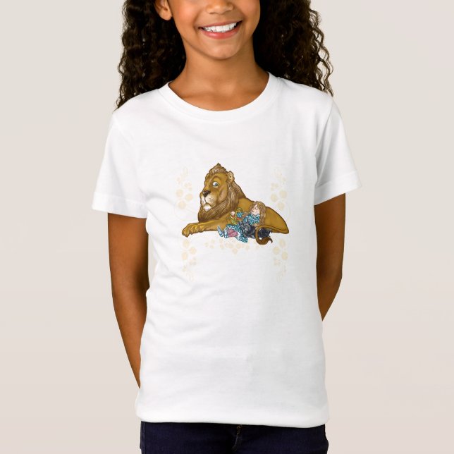 T-Shirt Assistant classique d'Oz - Dorothy et tee de lion (Devant)