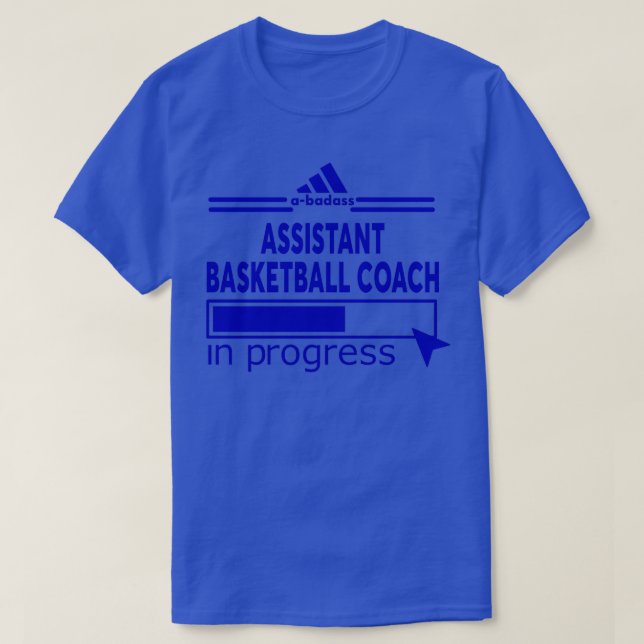 T-SHIRT ASSISTANT COACH DE BASKETBALL (Design devant)