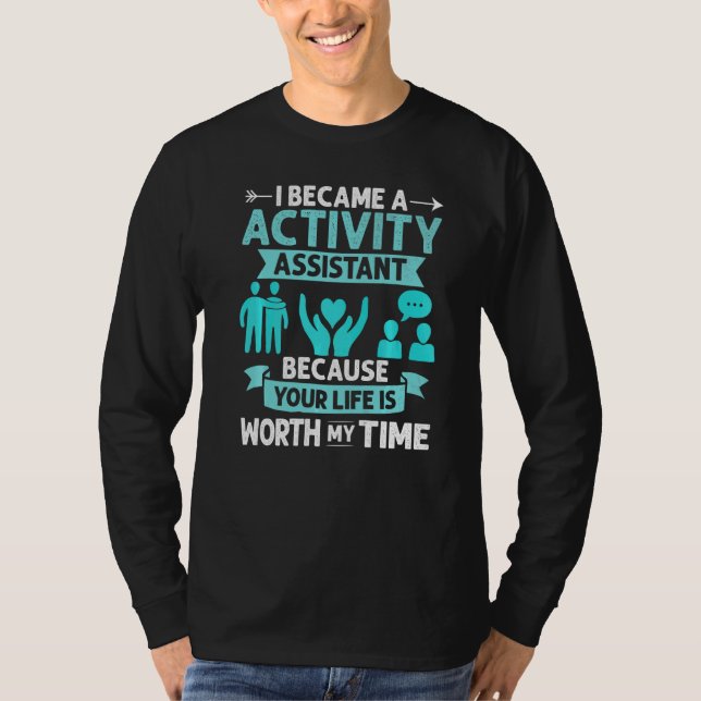T-shirt Assistant d'activité Appréciation Directeur Social (Devant)