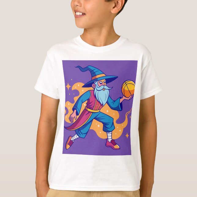 T-shirt Assistant de basket-ball Animé (Enfants) (Devant)