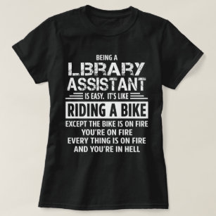 T-shirt Assistant de bibliothèque