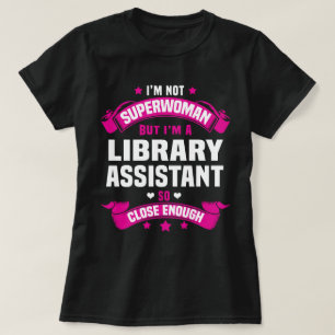 T-shirt Assistant de bibliothèque