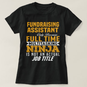 T-shirt Assistant de collecte de fonds