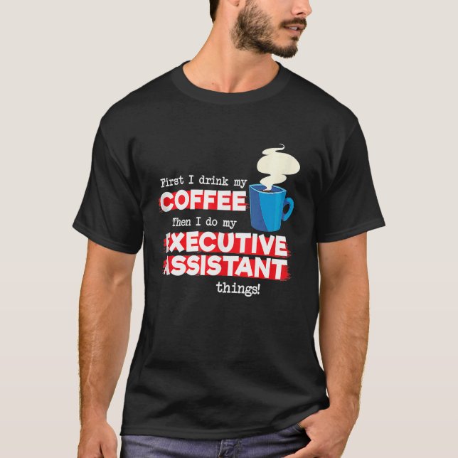 T-shirt Assistant de direction et réservoir d'appréciation (Devant)