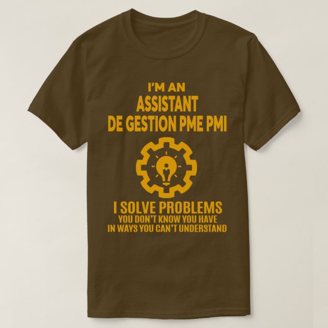 T-SHIRT ASSISTANT DE GESTION PME PMI NICE DESIGN 2017 3 (Design devant)