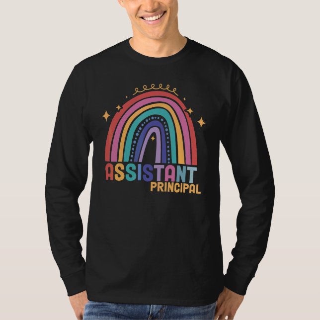 T-shirt Assistant de l'école de travail Principal Ra (Devant)