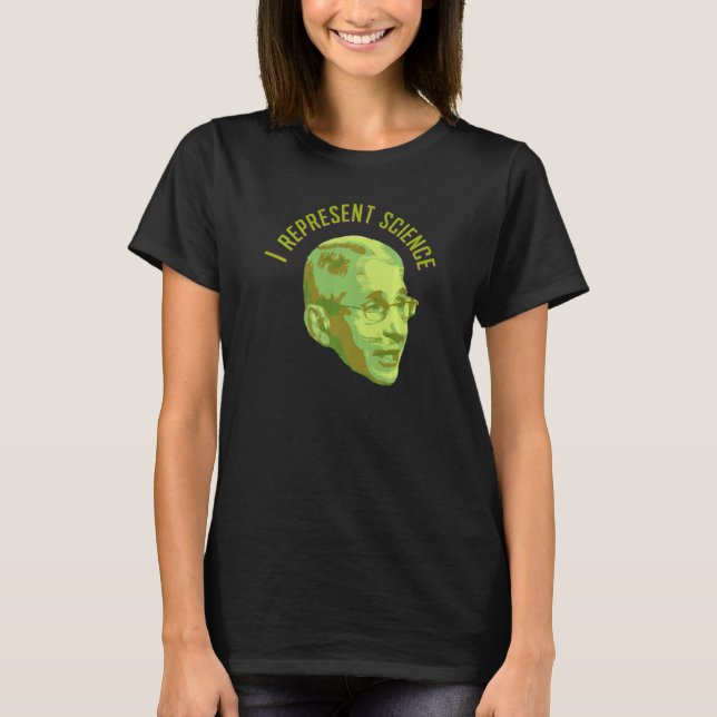 T-shirt Assistant de science Fauci Masque anti-libéral Man (Devant)