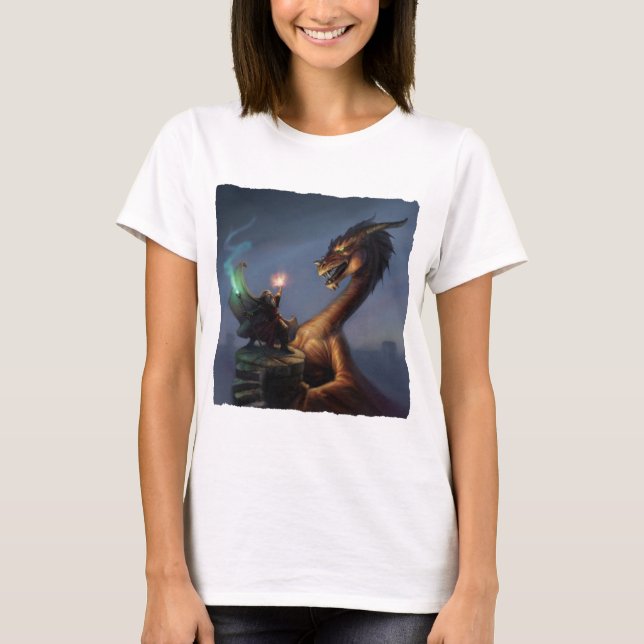 T-shirt Assistant Défense - Dragon & Assistant (Devant)
