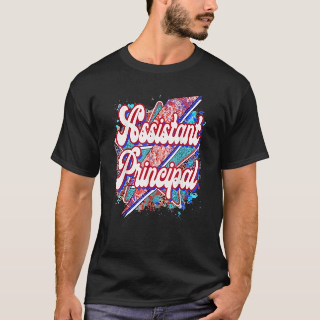 T-shirt Assistant D'Enseignant Principal Retourner À L'Éco (Devant)