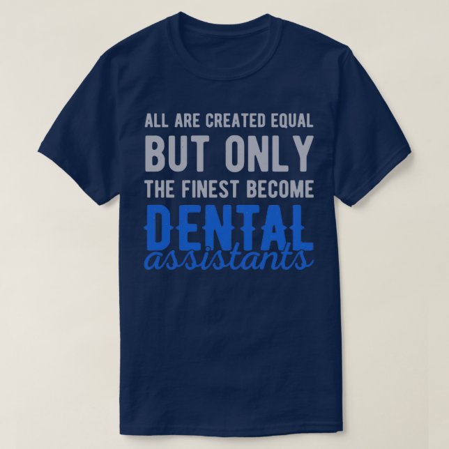 T-shirt Assistant dentaire 23 (Design devant)