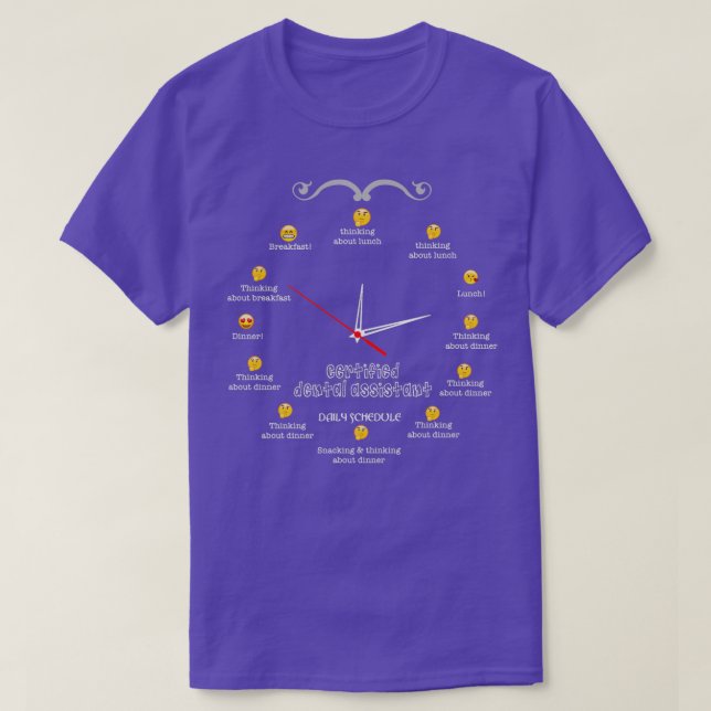T-SHIRT ASSISTANT DENTAIRE CERTIFIÉ NICE DESIGN 2017 (Design devant)