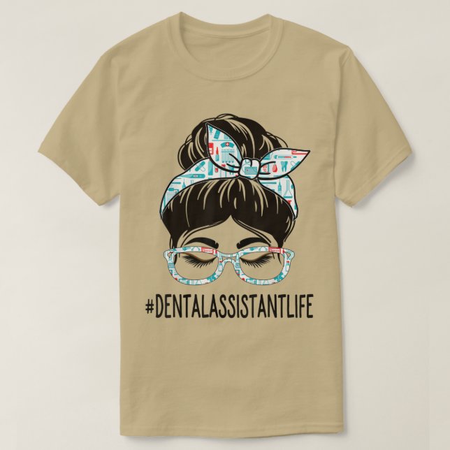 T-shirt Assistant dentaire Semaine Appréciation Femmes Mes (Design devant)