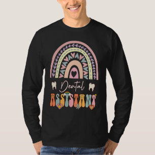T-shirt Assistant dentaire Super Rétro Vintage Rainbow Cut