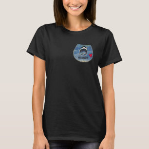 T-shirt Assistant dentaire Vie Messine Cheveux Femme Bun F