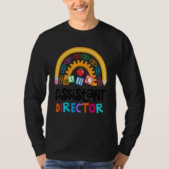 T-shirt Assistant Director Appreciation Week Theater Nursi (Devant)