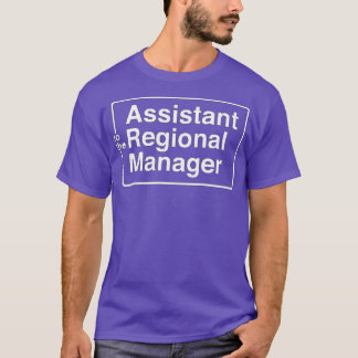 T-shirt Assistant du gestionnaire régional 20