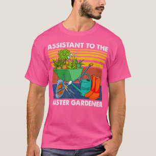 T-shirt Assistant du jardinier maître jardinage vintage