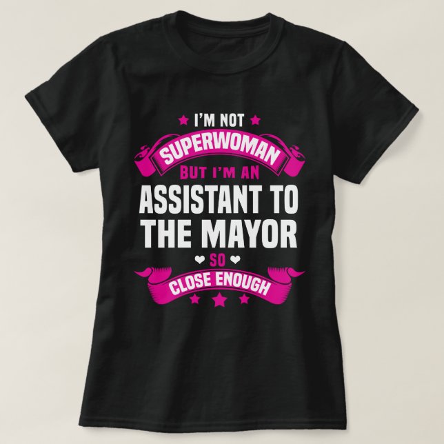 T-shirt Assistant du maire (Design devant)