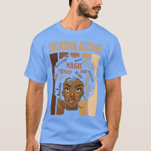 T-shirt Assistant éducatif afro-américain ce cool e