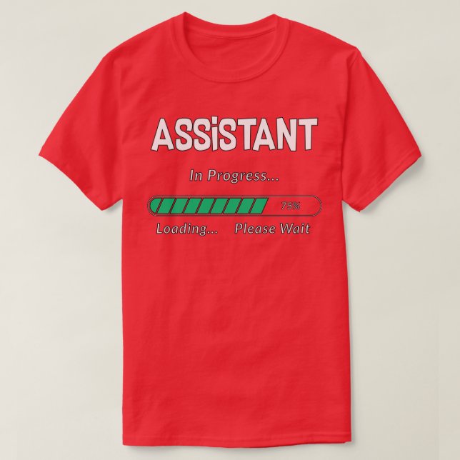 T-shirt Assistant En Cours Drôle Étudiant amp Cadeau (Design devant)