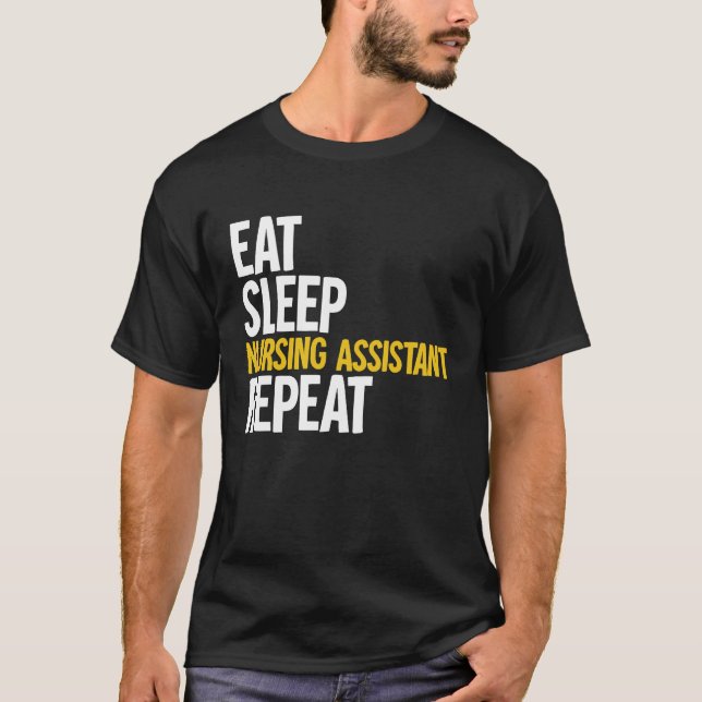 T-shirt Assistant en soins infirmiers (Devant)