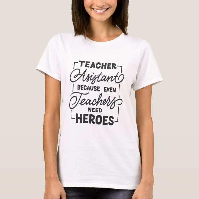 T-shirt Assistant enseignant (Devant)