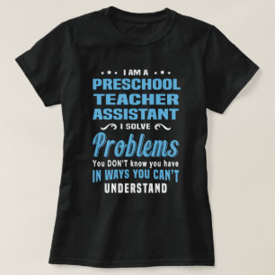 T-shirt Assistant enseignant préscolaire