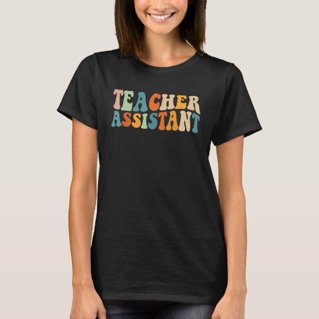 T-shirt Assistant enseignant super Aide paraprofessionnell (Devant)